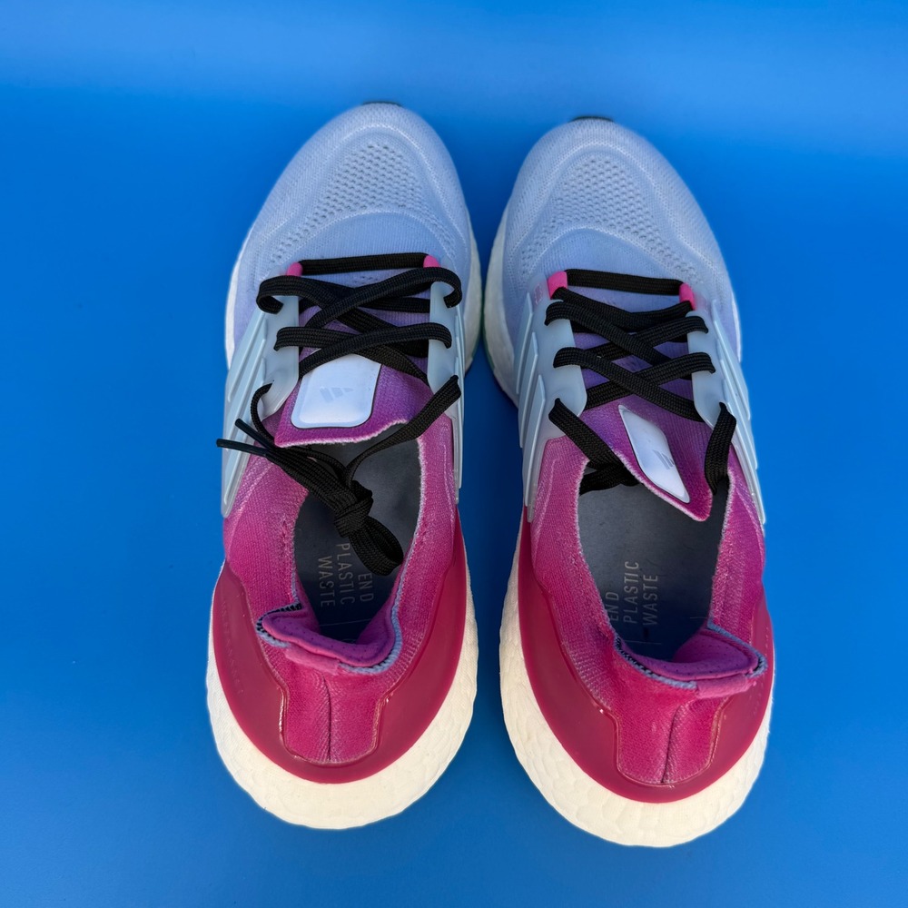 Adidas Ultraboost 22 Womens Running Shoes Pink Blue GX5592 Size 7.5 - Picture 6 of 10